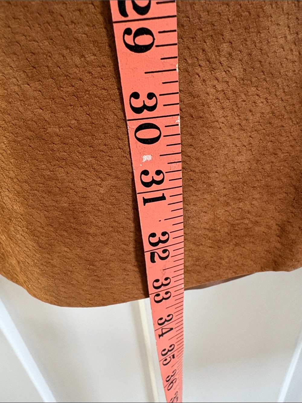 Bagatelle Cognac Suede Maxi Skirt - Picture 6 of 8